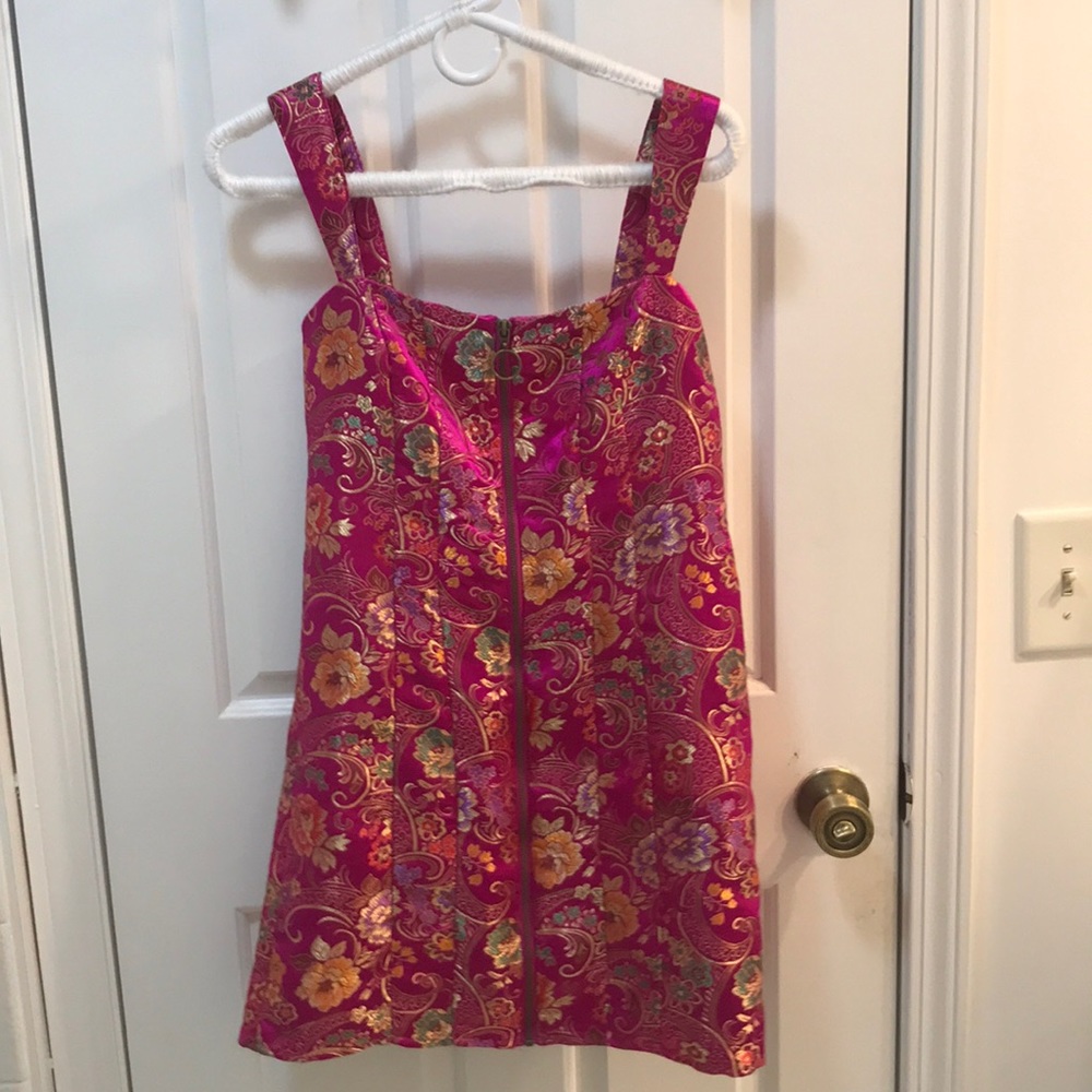 floral pink mini dress!✨